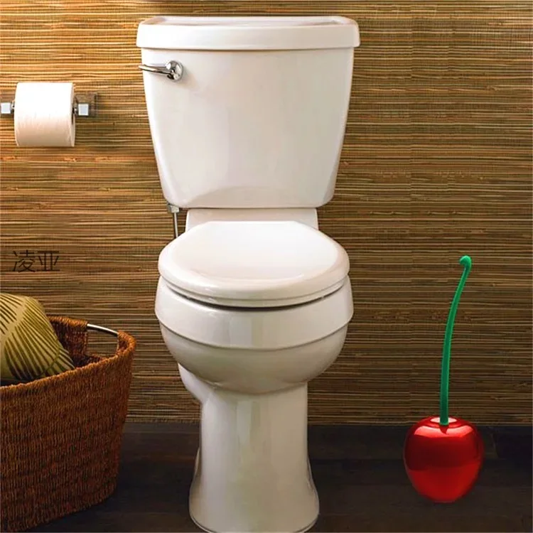 Creative Lovely Cherry Shape Lavatory Brush Toilet Brush & Holder Set Mooie Cherry Vorm Toilet Borstel