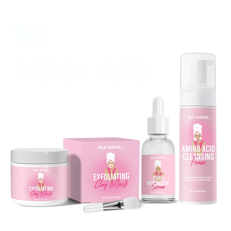 Private Label Anti-Wrinkle Anti-Aging Facial Set Skin Care Face & Body Care Kit Natural Clean Beauty Mini Skin Care Set