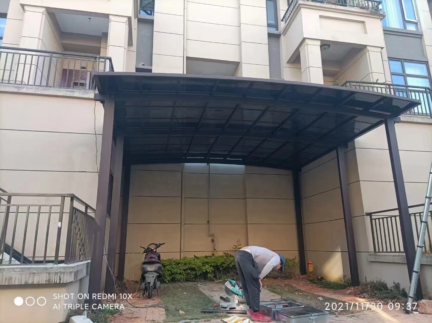 Автомобильная рама HB foshan с алюминиевым каркасом укрытие УФ-покрытием из поликарбоната