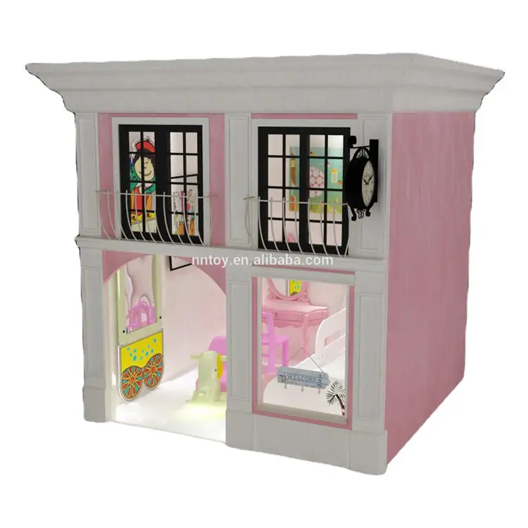 
Nanan Hot selling Indoor amusement parks children role small cubby play house outdoor kids wooden playhouse 