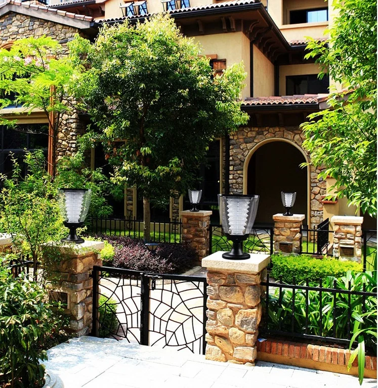 Хорошее качество, высокомощный солнечный светильник с датчиком движения