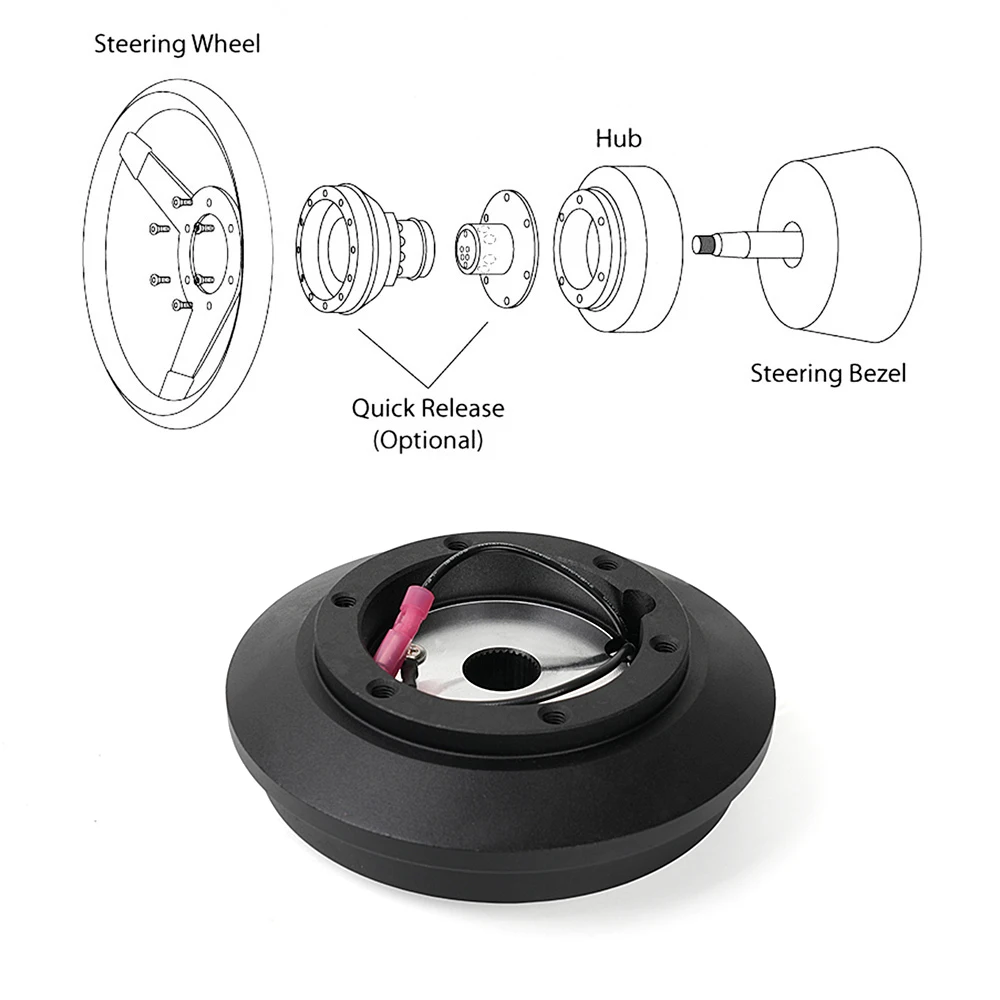 121H for Toyota Celica Land Cruiser Supra Lexus Racing Steering Wheel Base Connection Adapter 6 Hole Hub Steering Wheel boss Kit
