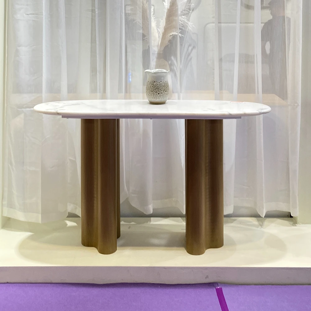 Стол для дивана из искусственного мрамора