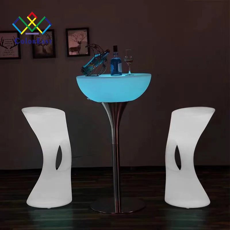  Modern Casual Style Table Set Luminous Dining And Chair CECT015 for Coffee