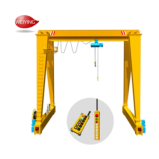 10t 15t 20t 30t gantry overhead crane mobile rail mounted electric hoist lifting mh gantry crane with cable