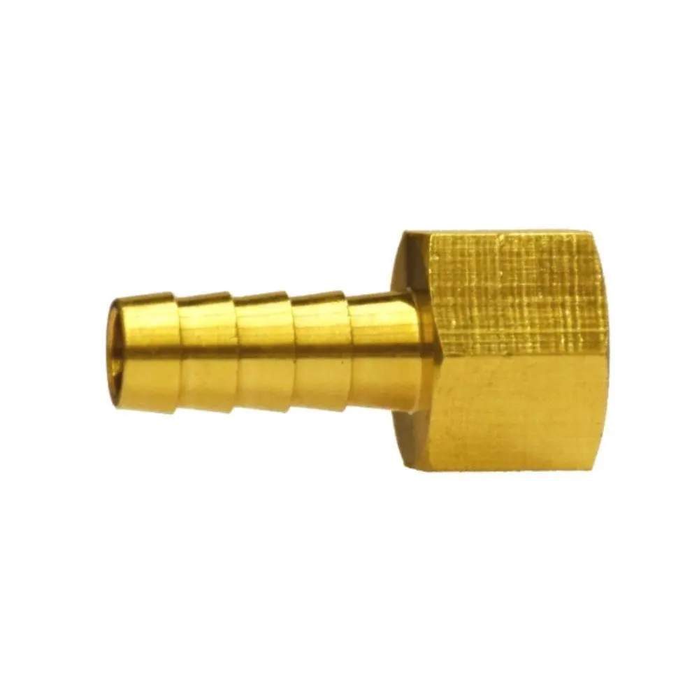 China Female NPT Straight Fitting Water Oil Gas Air Fuel Brass Fittings Rigid Female Adapter