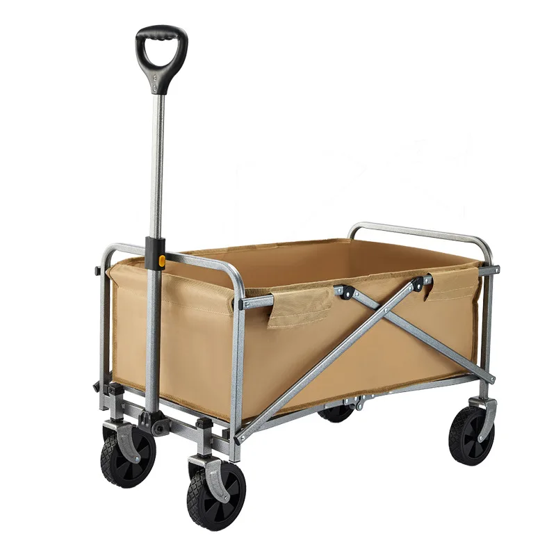 Factory Wholesale Outdoor Trolley Cart Portable Folding Camping Trailer Cart Camper