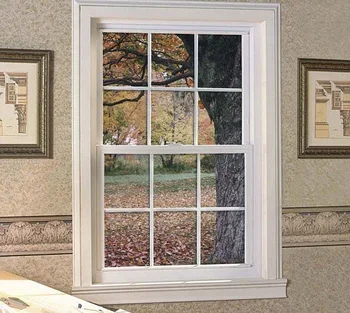Florida  Pvc Windows and Doors building code approved impact resistant anti theft casement windows single hung windows