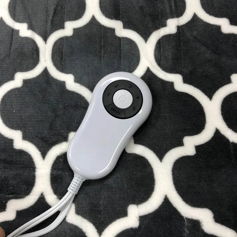 2022 New Trends Soft Flannel and sherpa Fabric High Quality Polyester Soft Warm Luxury Electric Blanket for Winter