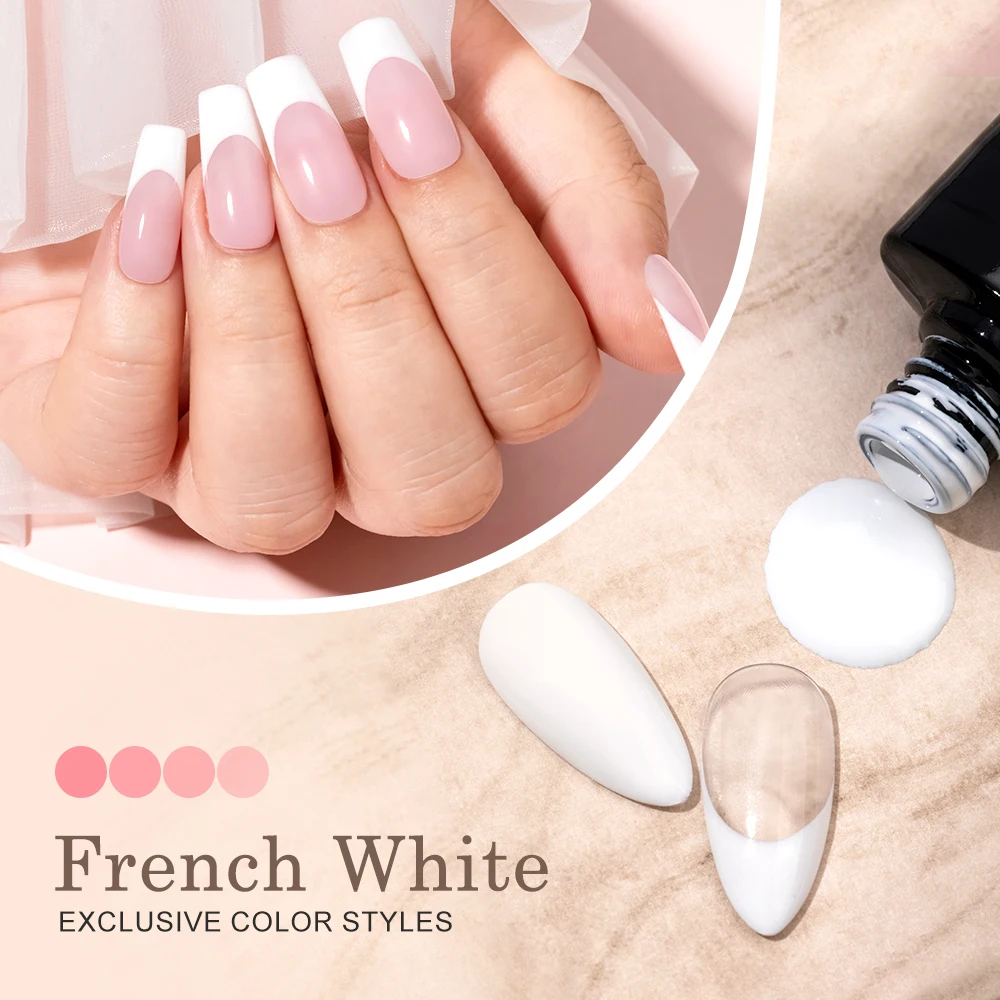 Westink beauty French Super White Gel 15ml Professional Uv Gel Salon