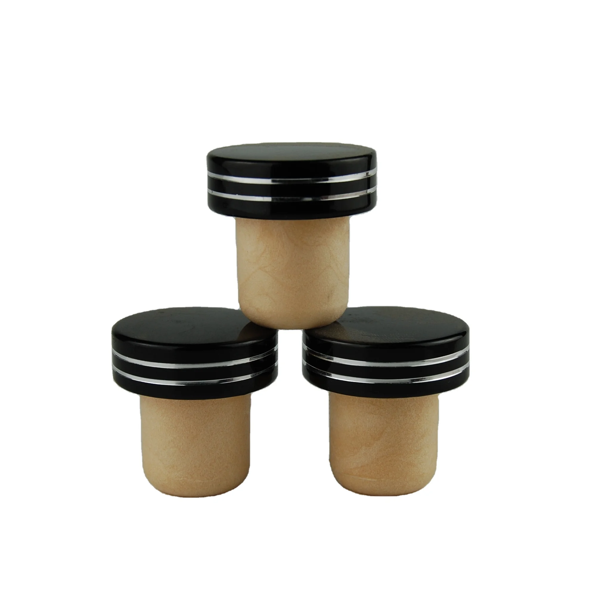 Wooden caps synthetic cork bottle stopper, lids, bottle caps, closures