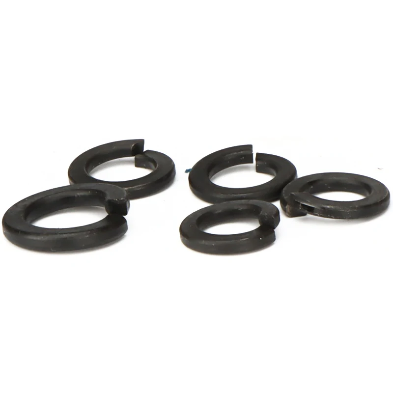 Hebei factory 8.8 Grade High Strength Steel Spring Washer Black Color