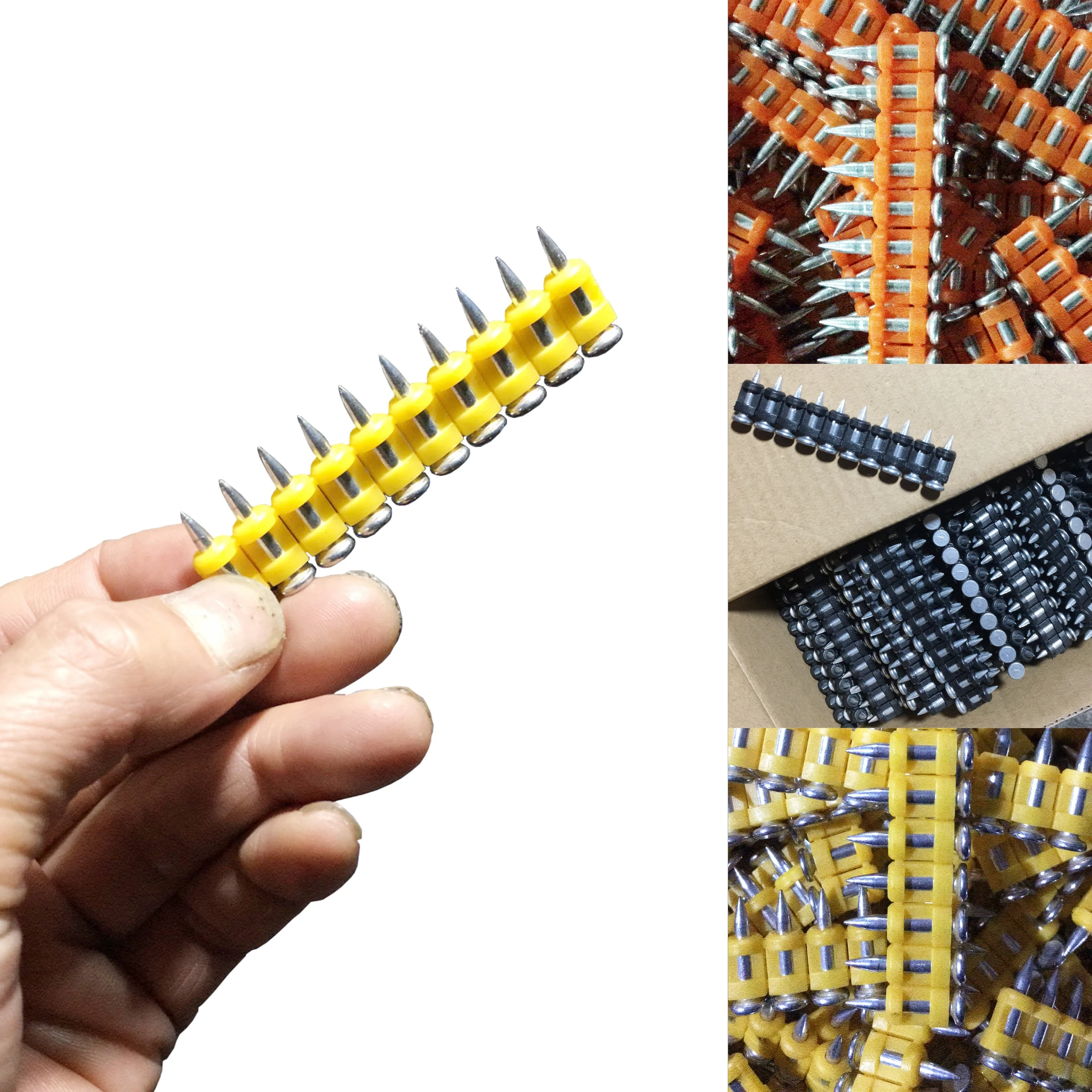 Hardened Steel Concrete Nails  Fastener Pins for Gas Actuated  Nailer