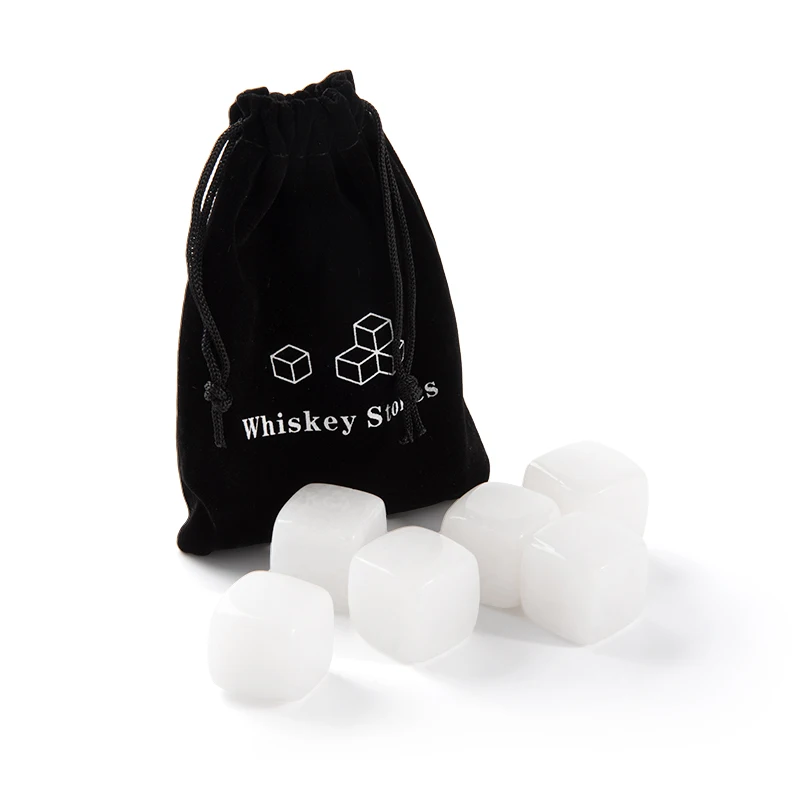 100% Natural Whiskey Stones 9pcs/Set Sipping Ice Mold Whisky Rocks Cooler Party Wedding Gift Christmas Bar Accessories