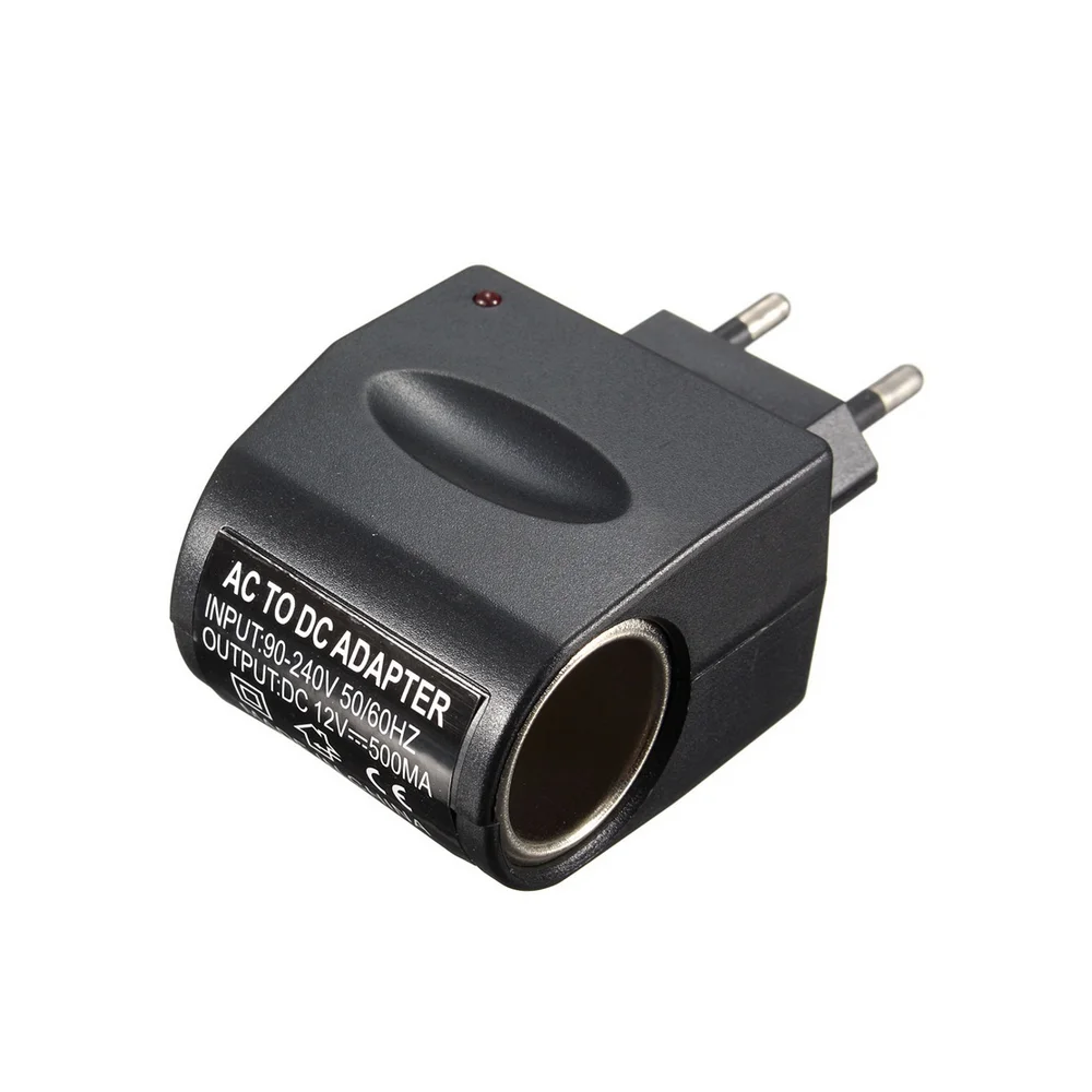 EU/US/UK plug 6W 12V 500mA wall mounted cigarette lighter