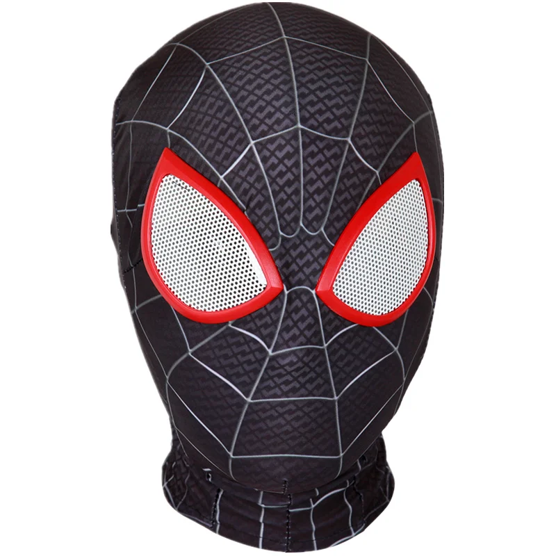 Spiderman Mask Peter Parker Miles Morales Raimi Superhero Cosplay Costume Masks Lens Prop Face Mask Halloween