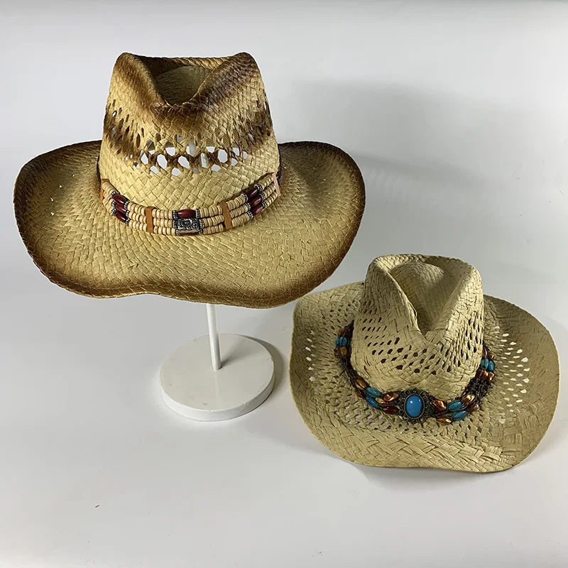 2021 Amazon Western Cowboy Hat Roll Up Vintage Knight Jazz Hat Vacation Beach Hat