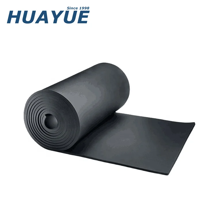 Moisture Resistance High Quality Best Selling Elastomeric NBR PVC Class 0 Rubber Foam Sheet for Air Duct Insulation