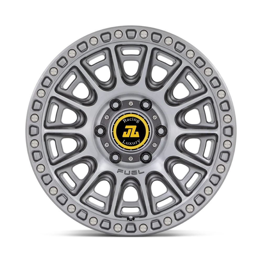 Jiangzao hot wheel 15 16x8 17 18 4x4 offroad 5x114.3 6x139.7 off road black alloy truck wheels for fuel pickup isuzu highlender