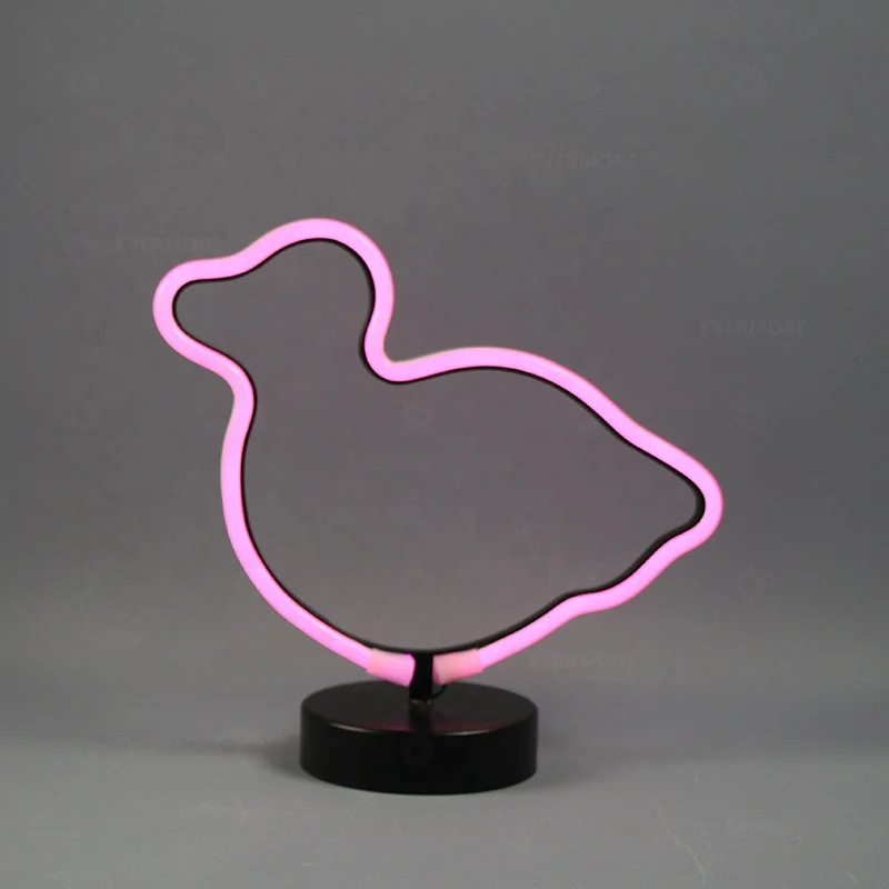 
Bird Shaped Neon Light Cute Neon Lights USB Battery Operated Wall Decor with Holder Table Lamps for Baby Girl Bedroom Decoration 