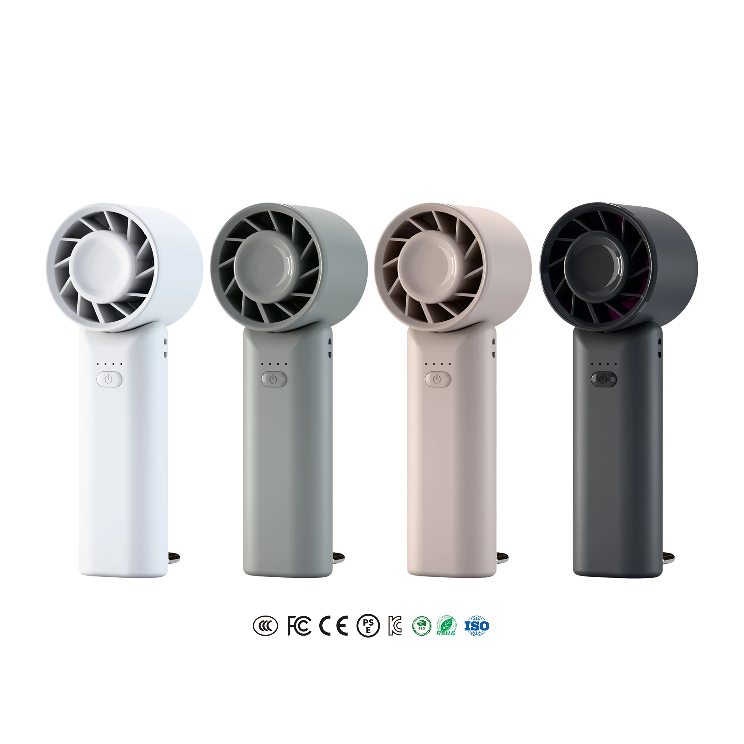 Factory Direct Wholesale Portable Mini Charging Fan Multi-Function Air Cooling Handheld Fan 4 Speed Folding Mini Hand Fan