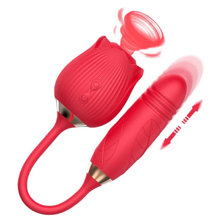 Powerful Rose Sex Toy Vibrator For Women Clitoris Nipple Clit Sucker Vacuum Stimulator Dildo Vibrators Female Toys for Adults