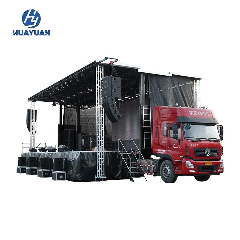 13m outdoor events mobile Gospel truck with  hydraulic system