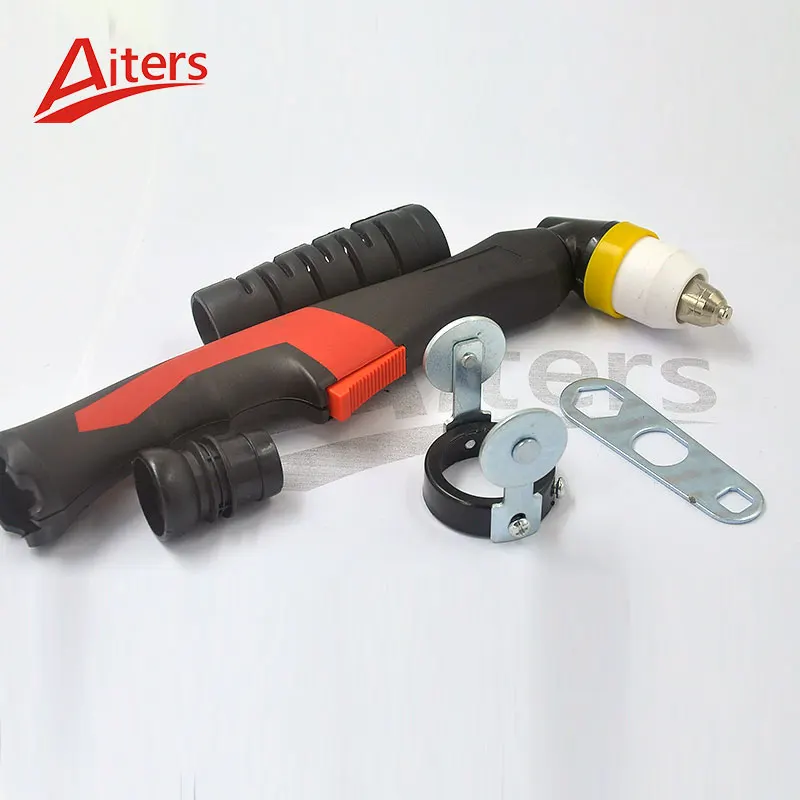 P80 Plasma Cutting Cutter Torch with Quality Two-color Square Hand Torch Pilot Arc for LGK60 80 100A Cutting Machine