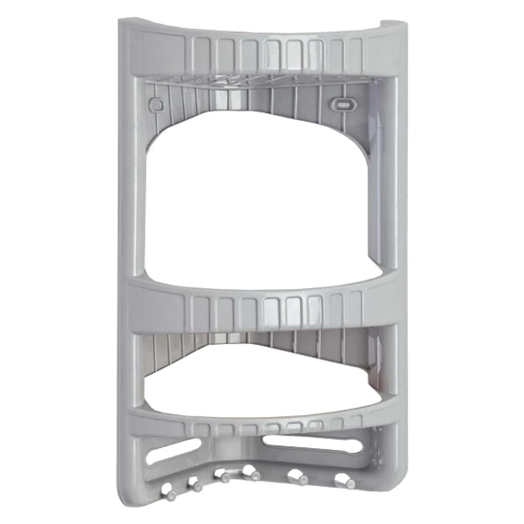 2 tiers  plastic shower caddy storage rack wall bathroom corner shelves organizer bathroom corner storage shelf