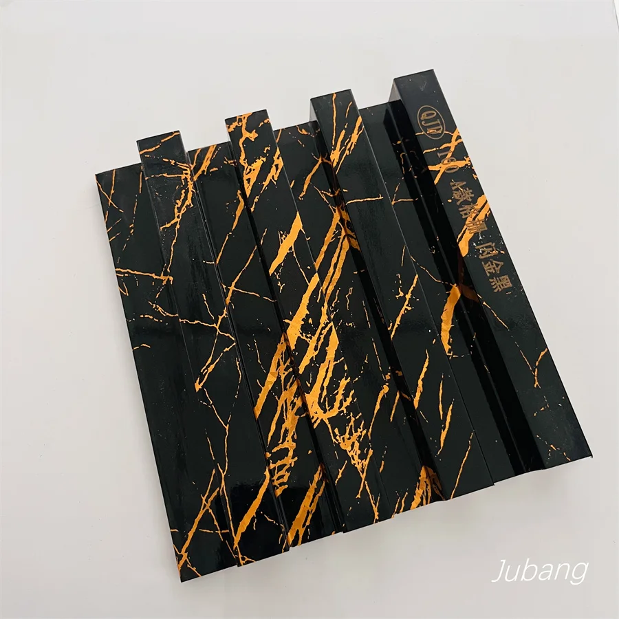 New Style Eco-friendly Interior Covering Fluted PVC Slatted Wall Panels 3D WPC Building Decorative Materials Wall Panel