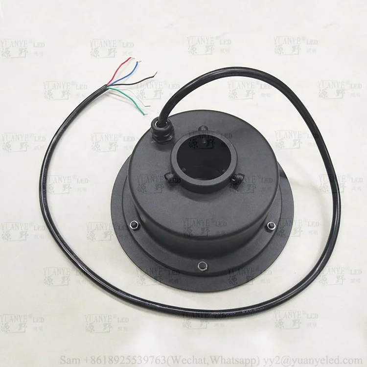 18w rgbw dmx512 dc24v black powder coated finish waterproof underwater lights ip68 dmx led fountain light