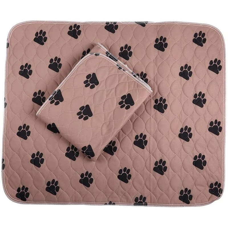 YK Washable Dog Pee Mat Puppy Training Urine Diaper Pads Reusable Potty Pet Dog Pee Pad
