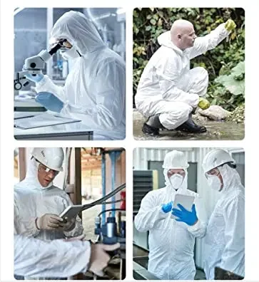 Type 5/6 SF Disposable Microporous coverall in Safety clothing disposable coverall for men ppe suit safety clothes high quality