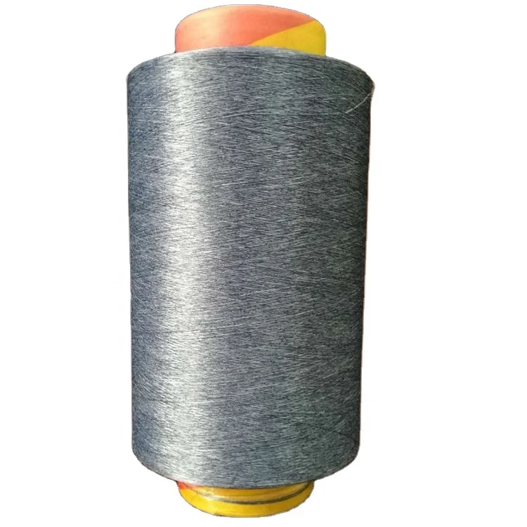 1000hours UV fade resistance DTY150D/144F high light color fastness dope dyed polyester yarn for olefin fabric