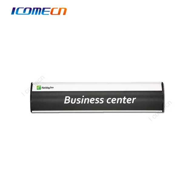 Wall hanging anodized aluminum nameplate/ metal nameplate/ office nameplate sign