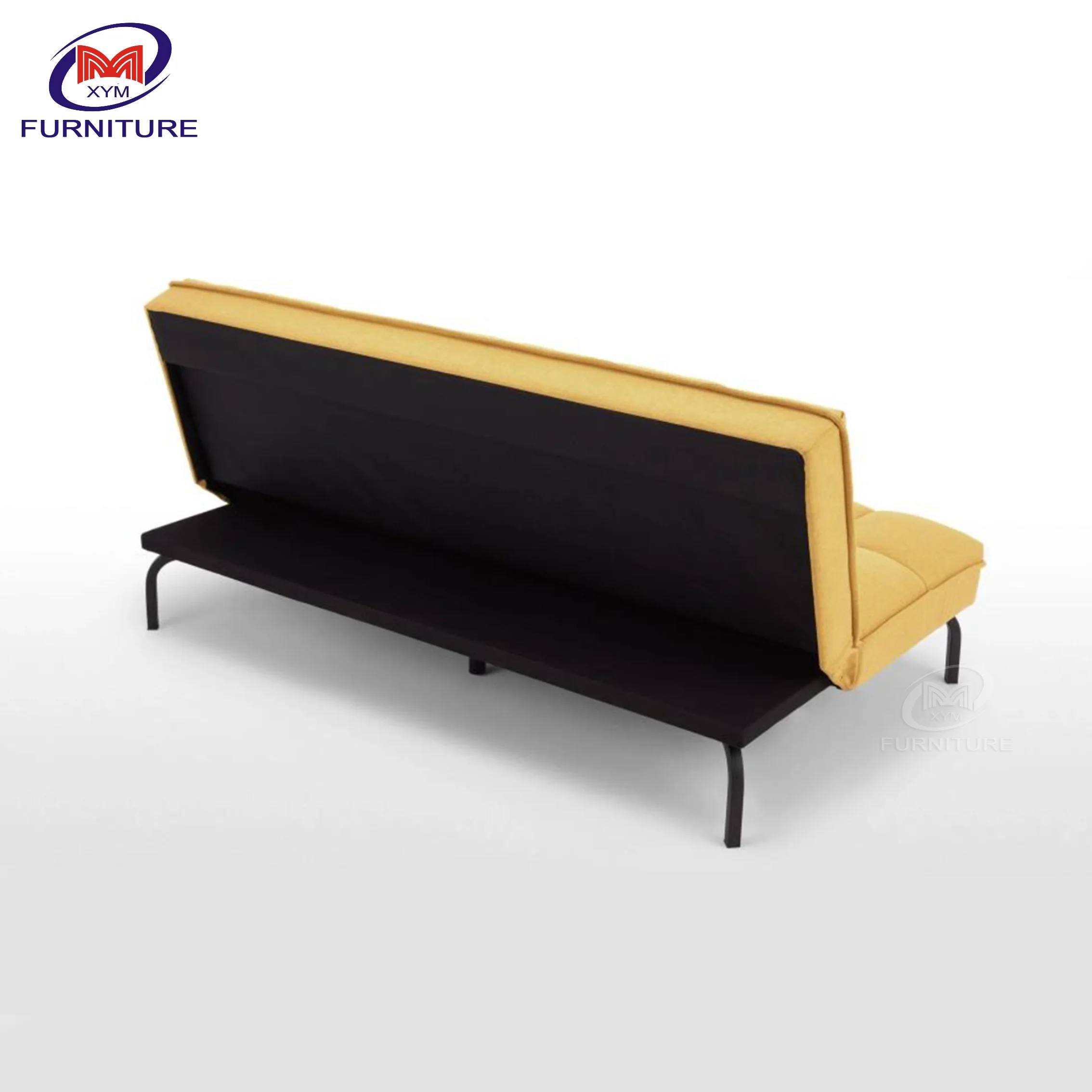 
Hotel Apartment House Inflatable Wooden Frame Blue Fabric Sofa Bed Folding Simple Type Living Room Sofa Bed 