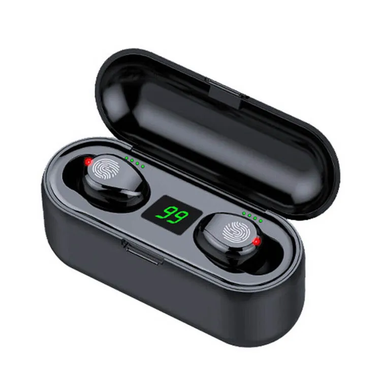 IPX7 Waterproof Earphone V11 2400mAh TWS 5.0 Bluetooth 9D Stereo Earbuds Wireless Headphones