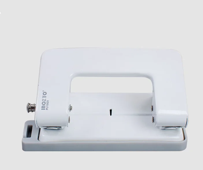 Customized high quality 2 hole metal puncher office craft paper labor saving puncher manual puncher