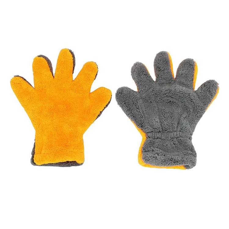 SPONDUCT Custom Car Cleaning Glove,Car Detailing Wash Mitt Car Washing Gloves,Car Wash Glove Microfiber