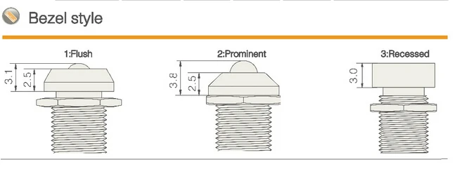 12v mini waterproof red green dual color led led metal signal indicator pilot dash light for motorcycle brake light flasher