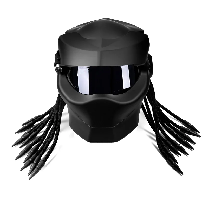 2021 Latest ABS Full Face Iron Man Tactical Helmet For Predator Helmet Motorcycle Helmets