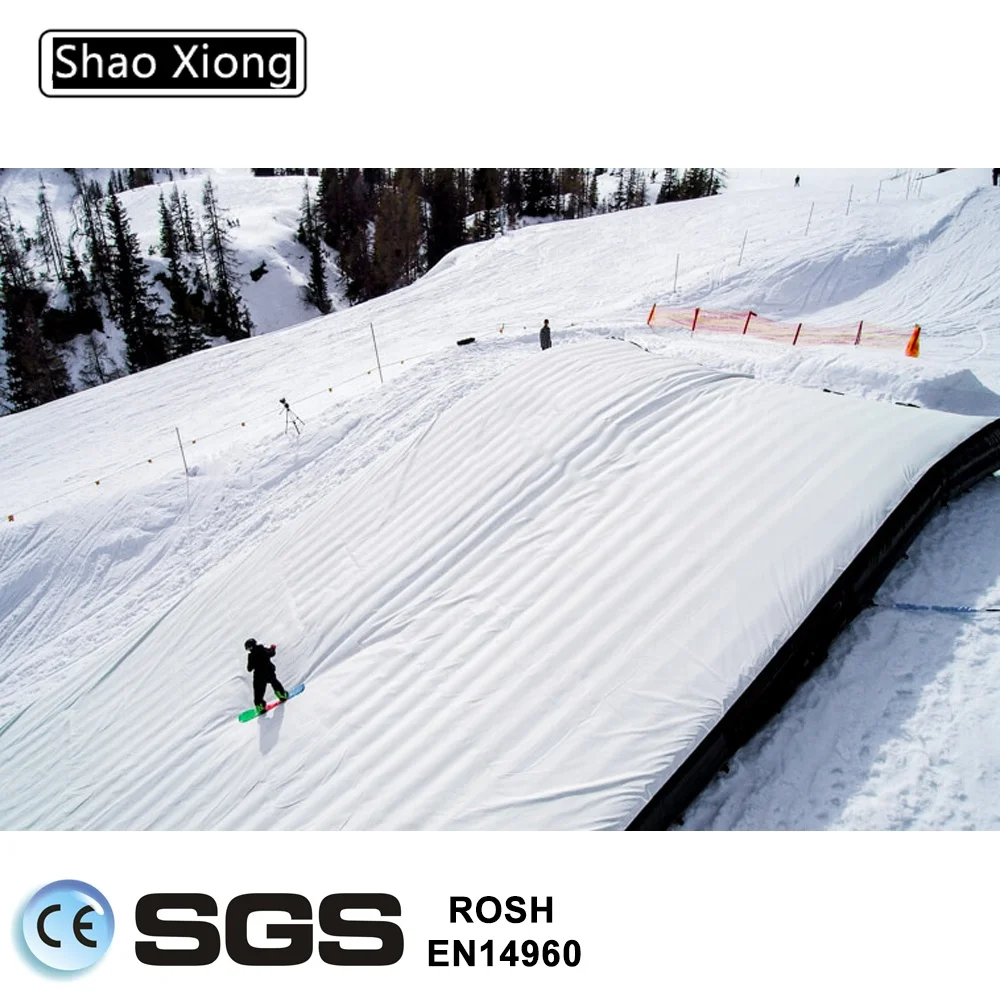 Extreme Sports Inflatable Freestyle Skateboard BMX Airbags Landing Inflatables Ramp for BMX Bike