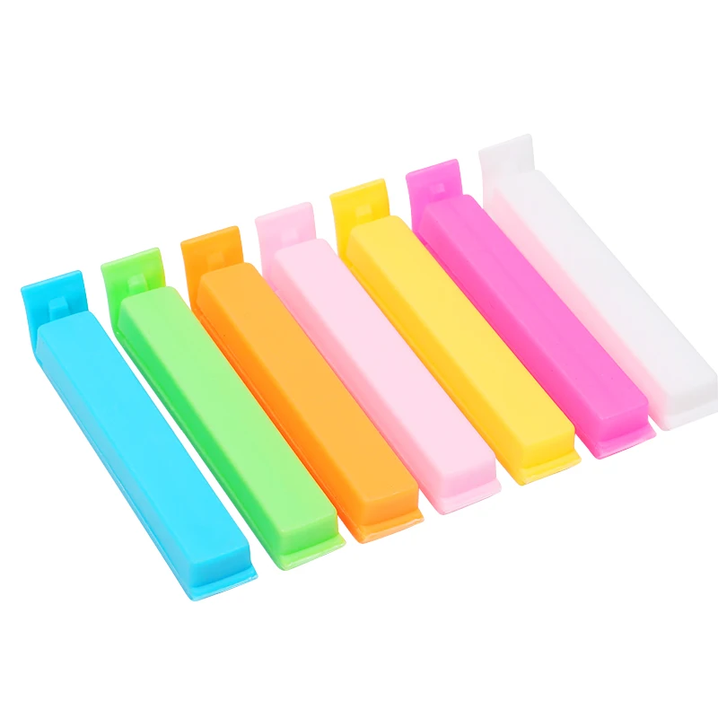 
small plastic food leash bread spring closure bag sealer clip 