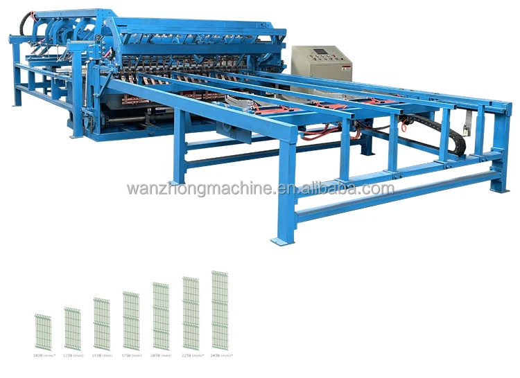 line sending wire fence mesh welding machine