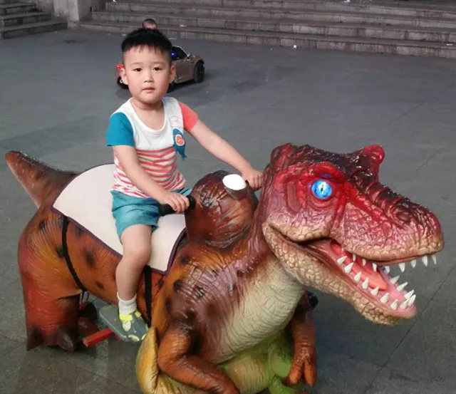 High Quality Amusement Park Kiddie Dinosaur Rides  Quality Amusement Park Tyrannosaurus Rex Dinosaur Rides