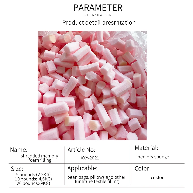 7FT Bean Bag Sponge Filling Memory Foam Filling Suitable for Sofa Bean Bag Filling