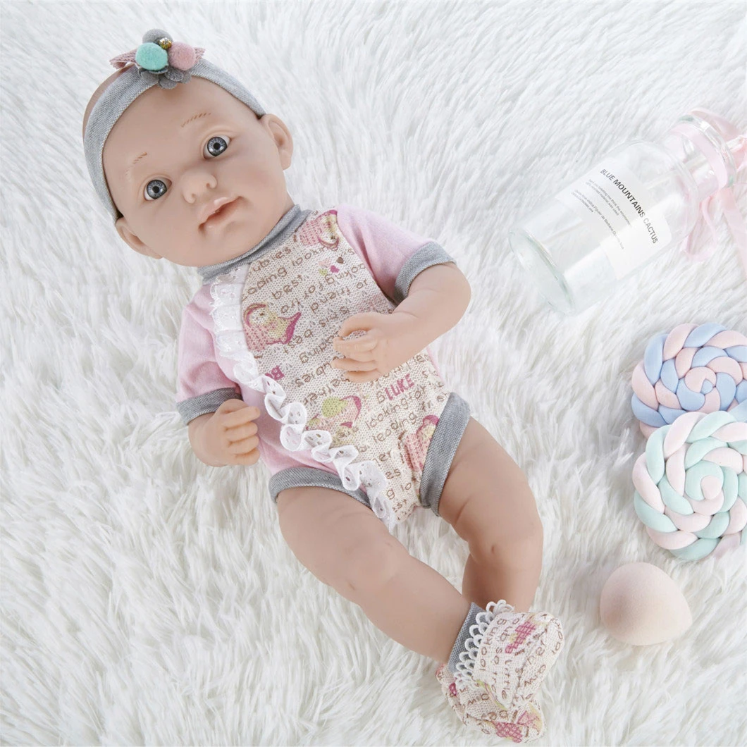  Высокое качество 16 дюймов винил reborn baby doll лучшие подарки для новорожденных и маленьких