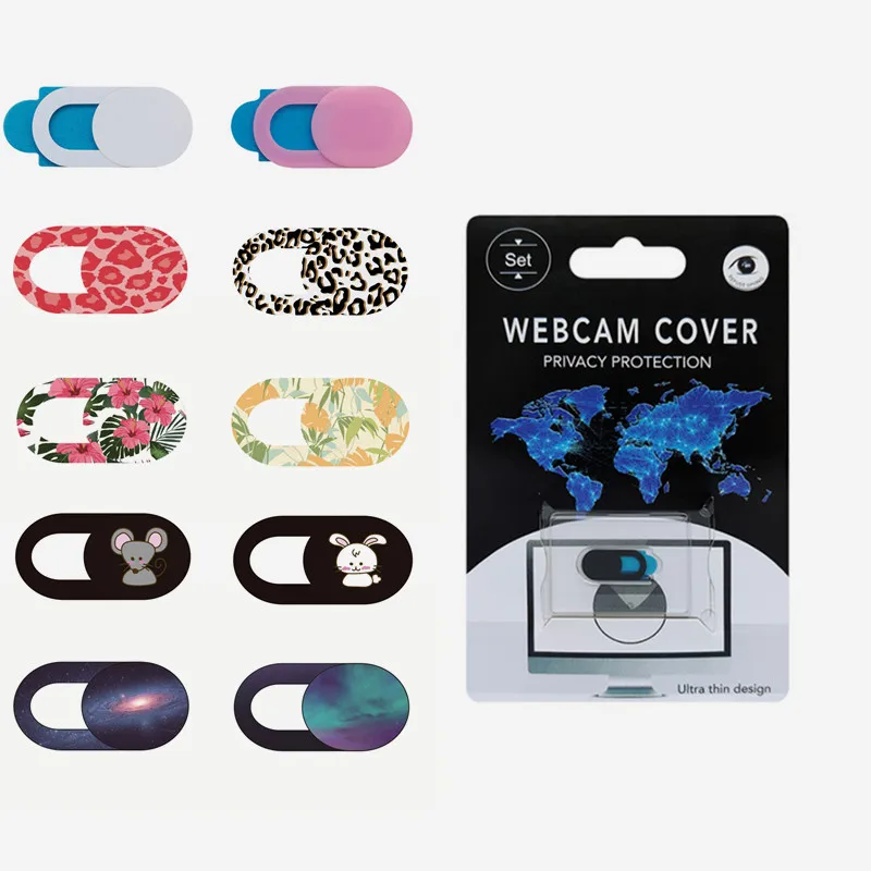 2023 Customized Logo ABS Slim Phone Camera Webcam Cover Universal Phone Webcam Cover for Laptop