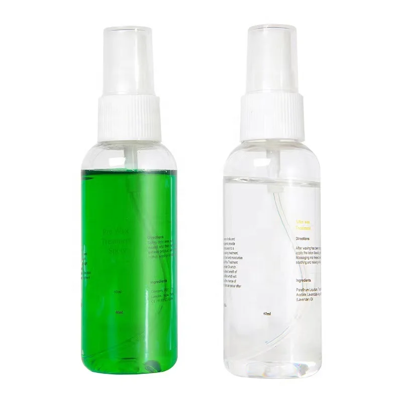 OEM Factory Wholesale Pre and After Wax Lotion Treatment Spray Hair Removal for Waxing Treatment Clean Residue