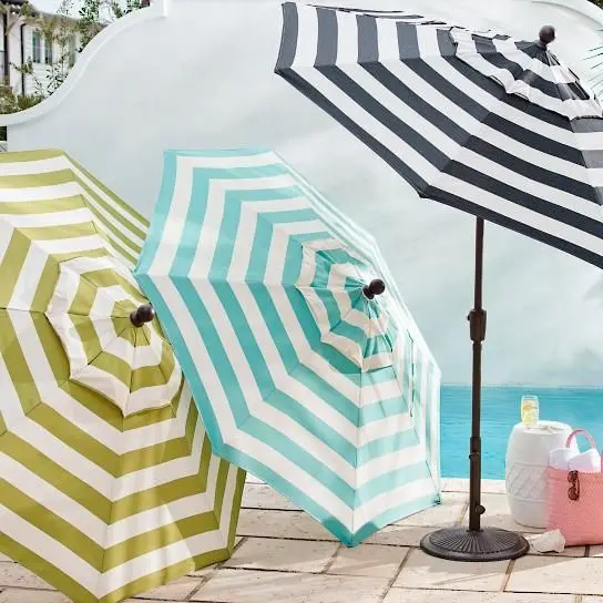 8 Ribs Outdoor Patio Garden Umbrella with Tile and Crack Factory Direct Garden Parasol Sun Umbrella